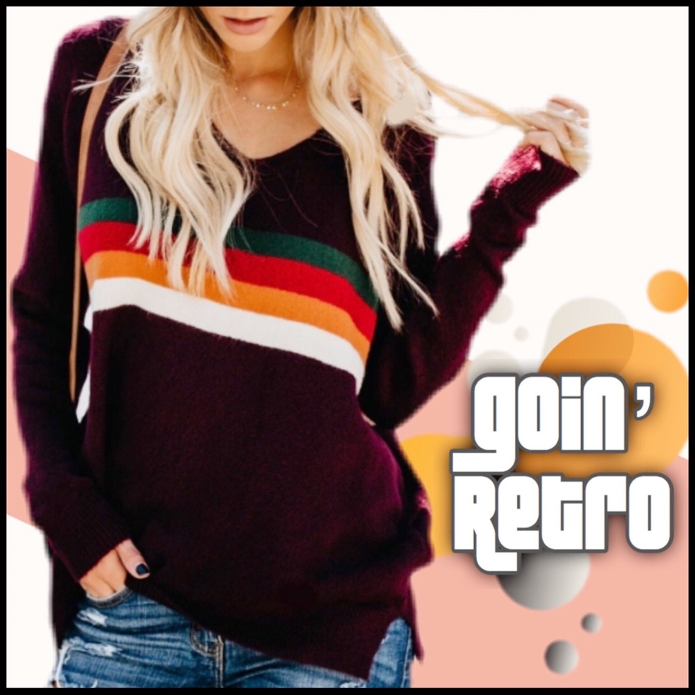 Goin’ Retro Sweater - Picture 1 of 8